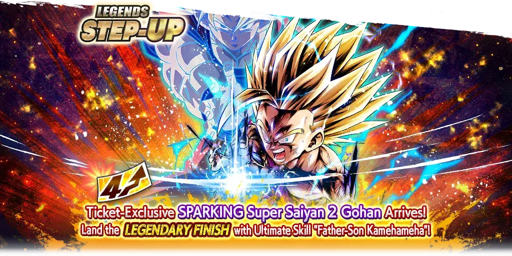 Tirage de ticket SPARKING garanti LEGENDS STEP-UP Vol.2