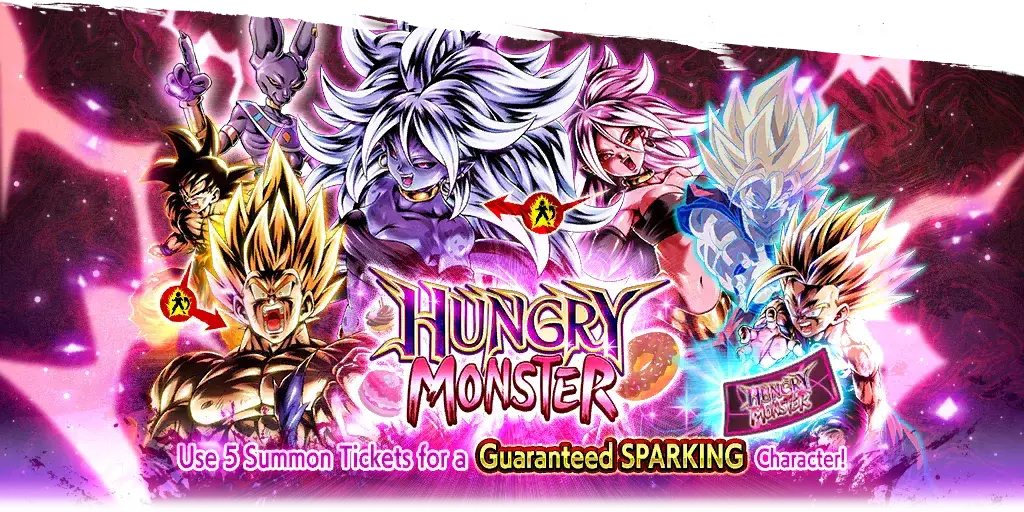 Tirage de ticket SPARKING garanti HUNGRY MONSTER