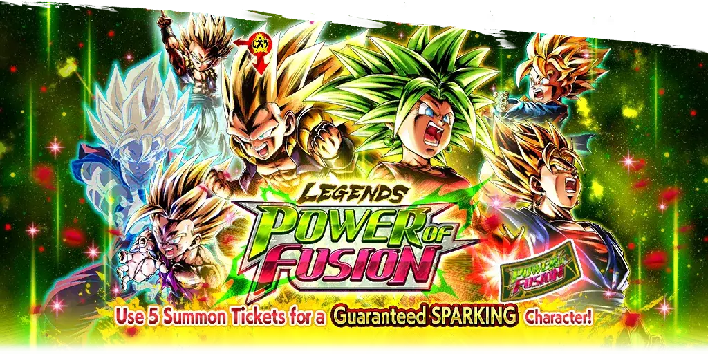 Tirage de ticket SPARKING garanti LEGENDS POWER OF FUSION