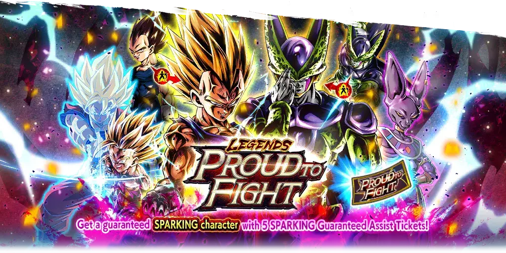 Tirage de ticket SPARKING garanti LEGENDS PROUD TO FIGHT