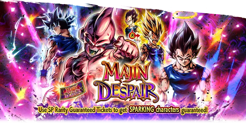 Tirage de ticket SPARKING garanti MAJIN DESPAIR