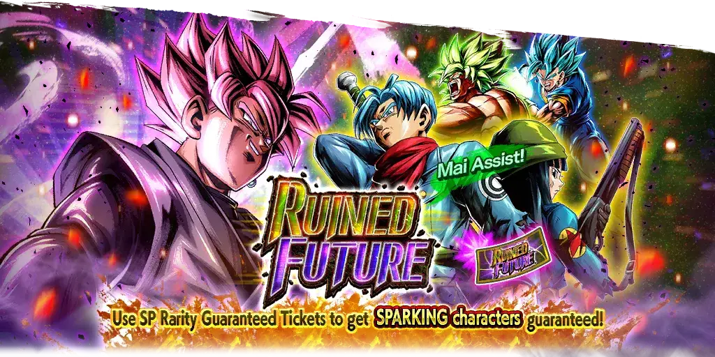 Tirage de ticket SPARKING garanti RUINED FUTURE