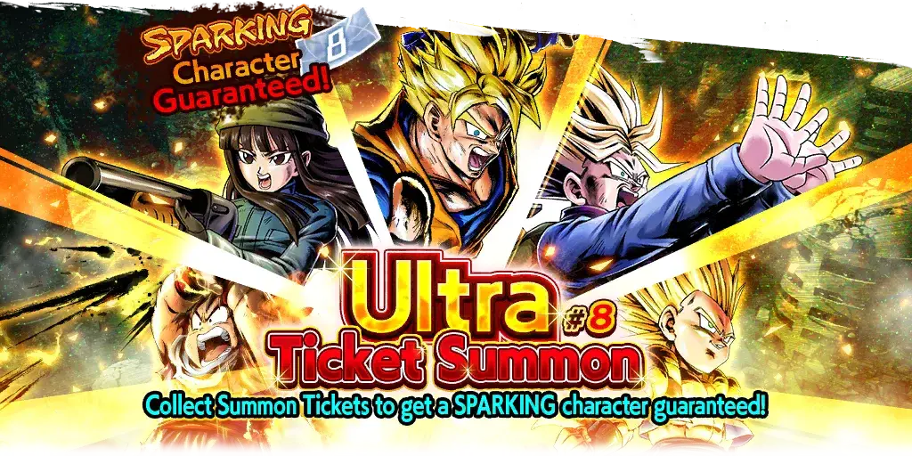 SPARKING garanti ! Ultra tirage de ticket - Série 8