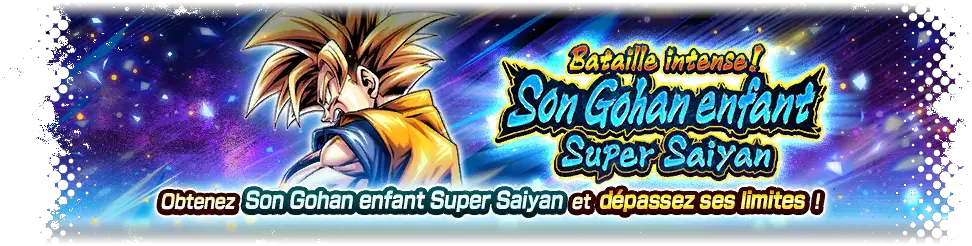 Bataille intense ! Son Gohan enfant Super Saiyan