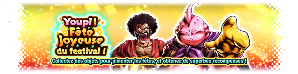 Youpi ! Fête joyeuse du festival !