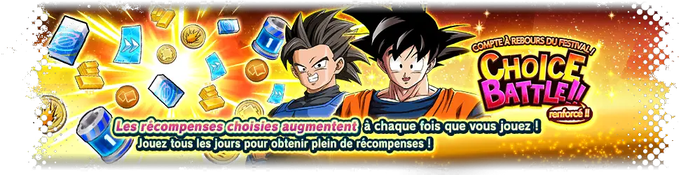 Compte à rebours du festival ! CHOICE BATTLE renforcé !!