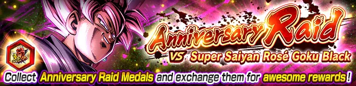 Raid de l'anniversaire VS Goku Black Super Saiyan Rosé