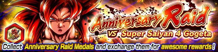 Raid de l'anniversaire VS Gogeta Super Saiyan 4