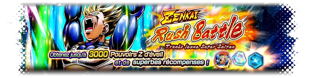 ZENKAI Rush Battle - Trunks jeune Super Saiyan -