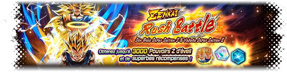 ZENKAI Rush Battle - Son Goku Super Saiyan 3 & Vegeta Super Saiyan 2 -