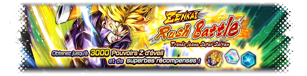 ZENKAI Rush Battle - Trunks jeune Super Saiyan -