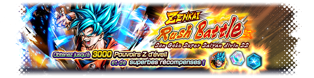 ZENKAI Rush Battle - Son Goku Super Saiyan divin SS -