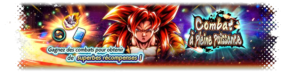 Combat à pleine puissance VS Gogeta Super Saiyan 4